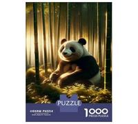 Puzzle Da 1000 Pezzi Per Adulti Panda Bamboo Forest Wall Art Puzzle Per Adolescenti Giocattolo Decorazione Da Parete Regali Per Donne Regali Unici Per Compleanno E Natale 38x26cm/1000pcs