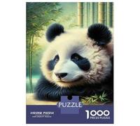 Puzzle Da 1000 Pezzi Per Adulti Panda Bamboo Wall Art Print Puzzle Per Adolescenti Giochi Rilassanti Regali Per Donne Regali Per Amici E Familiari 38x26cm/1000pcs