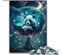 Puzzle da 1000 pezzi per adulti, Panda che dorme, in legno, idea regalo unica fai da te per la casa, 50x75cm, gioco rompicapo per adolescenti, regalo perfetto per le feste