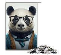 Puzzle da 1000 pezzi per adulti "Panda Hipster in Vestiti" 1 gioco di puzzle ideale come regalo per tutta la famiglia 1000 pezzi
