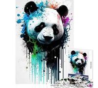 Puzzle da 1000 pezzi per adulti Panda I Giocattolo Decorazione da parete Idee regalo Giochi rilassanti Migliorare l'amore tra coppie Dimensioni 50x75cm