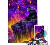 Puzzle da 1000 pezzi per adulti: Panda in una foresta magica gioco per famiglie analisi e logica sfida educativa (dimensioni 38x52cm)