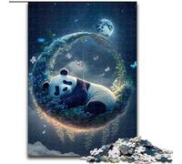 Puzzle da 1000 pezzi per adulti Panda Naps in legno, regalo per uomini e donne, attività coinvolgente per serate di gioco in famiglia, 50x75cm, per tutti i giorni e per occasioni speciali