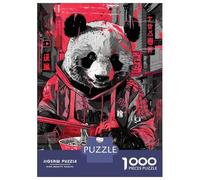 Puzzle Da 1000 Pezzi Per Adulti Panda Ramen Japanese Street Art Puzzle Per Adulti Gioco Pratico Difficile Difficile Unico Compleanno E Regali 38x26cm/1000pcs