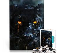 Puzzle da 1000 pezzi per adulti Pantera Occhio di Brace per il giocattolo di sfida del gioco educativo Adatto per la decorazione del desktop 52x38cm