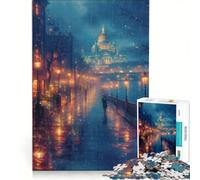 Puzzle da 1000 pezzi per adulti Pantheon di Parigi gioco impossibile analisi e logica per rafforzare l'amore tra le coppie 50x75cm