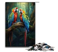 Puzzle da 1000 pezzi per adulti Pappagallo nella giungla Puzzle per famiglie Giocattoli per l'intrattenimento Decorazioni per la casa e regali unici 75x50 cm