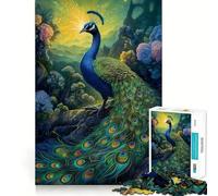 Puzzle da 1000 pezzi per adulti "Paradiso degli uccelli" con intagli precisi,gioco creativo per lo sviluppo delle capacità,ideale per il tempo libero e come regalo di Natale rilassante (38x26cm)