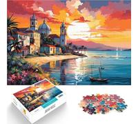 Puzzle da 1000 pezzi per adulti Paraty Brasile L'opera d'arte puzzle tutta la famiglia, adatto per bambini e ragazzi dai 14 anni in su, 26 x 38 cm