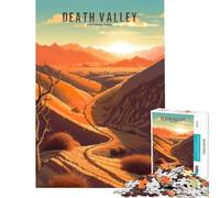Puzzle da 1000 pezzi per adulti Parco della Valle della Morte gioco di puzzle da 1000 pezzi decorazione da parete attività per famiglie gioco educativo per tutta la famiglia (38x52cm)