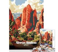 Puzzle da 1000 pezzi per adulti Parco nazionale Alerce Andino Cile Giocattolo educativo Ottimi regali e giocattoli Giochi per famiglie Allena il tuo cervello e le tue mani Dimensioni 38x52cm