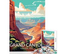 Puzzle da 1000 pezzi per adulti Parco nazionale del Grand Canyon decorazione per la casa giocattoli opere d'arte regalo per giochi educativi divertimento a casa attività dimensioni 38x52cm