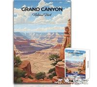 Puzzle da 1000 pezzi per adulti, Parco nazionale del Grand Canyon, giocattolo, gioco intellettuale, regalo di compleanno, dimensioni 50x75cm