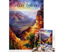 Puzzle da 1000 pezzi per adulti Parco Nazionale del Grand Canyon gioco impossibile regalo per compleanni sfida impegnativa (50x75cm)