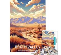 Puzzle da 1000 pezzi per adulti Parco Nazionale della Valle della Morte giochi rilassanti educativi di sfida regalo di Babbo Natale segreto analisi e logica (dimensioni 38x26cm)