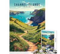 Puzzle da 1000 pezzi per adulti Parco Nazionale delle Isole del Canale gioco pratico per famiglie giocattolo educativo stimolante per il cervello (75x50cm)