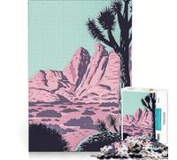 Puzzle da 1000 pezzi per adulti Parco Nazionale di Joshua Tree giochi educativi decorazione per la casa collezione d'artista belle arti 38x26cm