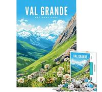 Puzzle da 1000 pezzi per adulti Parco Nazionale di Val Grande sfida di intelligenza e creatività gioco interattivo decorazione da parete idea regalo (dimensioni 38x26cm)