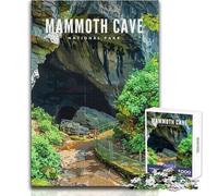 Puzzle da 1000 pezzi per adulti Parco nazionale Mammoth Cave Divertimento in famiglia e serata di giochi Ma un'opera d'arte divertente e umoristica Regalo Dimensioni 38x26cm