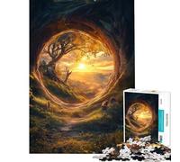 Puzzle da 1000 pezzi per adulti passaggio segreto puzzle per adulti gioco pratico taglio di precisione regalo antistress (dimensioni 38x52cm)