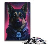 Puzzle da 1000 pezzi per adulti Pastore tedesco idee regalo per giocattoli educativi intellettuali decompressivi 75x50 cm