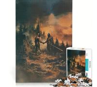 Puzzle da 1000 pezzi per adulti Patto dei Cavalieri gioco rilassante decorazione per la casa ideale come regalo per tutta la famiglia 38x52cm