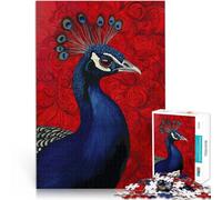 Puzzle da 1000 pezzi per adulti Pavone Giocattoli che creano dipendenza e sfidano l'intelligenza del cervello Regalo di opere d'arte 38x26cm