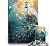 Puzzle da 1000 pezzi per adulti Pavone mitico Giocattoli che creano dipendenza e sfidano l'intelligenza del cervello gioco di sfida unico 26x38cm