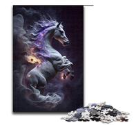 Puzzle da 1000 pezzi per adulti Pegaso del Destino opera d'arte regalo di compleanno decorazione da parete 75x50 cm.