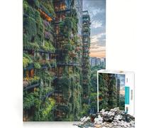Puzzle da 1000 pezzi per adulti per costruire un giardino verticale giocattolo fai-da-te interazione genitore-figlio per rafforzare l'amore tra le coppie 50x75cm