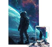 Puzzle da 1000 pezzi per adulti "Persi nella galassia" gioco educativo e stimolante ideale come regalo divertente e spiritoso (dimensioni 38x52cm)