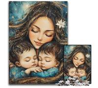 Puzzle da 1000 pezzi per adulti, persona addormentata, puzzle in cartone, giochi educativi, migliora l'amore tra coppie dai 14 anni in su, 26x38cm
