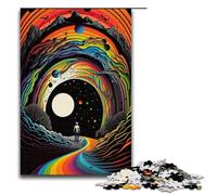 Puzzle da 1000 pezzi per adulti personaggio nello spazio intelligenza artificiale arte decompressione idee regalo giocattolo educativo intellettuale 75x50 cm