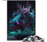 Puzzle da 1000 pezzi per adulti, pesce luminoso della barriera corallina, ideale per il divertimento in famiglia, regalo perfetto per feste e compleanni (dimensioni 50x75cm).