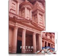 Puzzle da 1000 pezzi per adulti Petra la città perduta Gioco educativo per famiglie Decorazione perfetta Regalo di compleanno Dimensioni 38x52cm