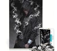 Puzzle da 1000 pezzi per adulti "Phantom Whispers"︰ Il messaggero incappucciato gioco rilassante taglio di precisione adatto per la decorazione della scrivania 38x52cm