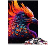 Puzzle da 1000 pezzi per adulti Phoenix giocattolo educativo per alleviare lo stress, vacanze a casa, passatempo per adolescenti dai 14 anni in su, 26 x 38 cm