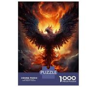 Puzzle Da 1000 Pezzi Per Adulti Phoenix Rising Fantasy Art Print-3 Puzzle Per Adulti Giochi Rilassanti Regali Per Donne Divertimento A Casa Attività, 70x50cm/1000pcs