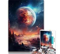 Puzzle da 1000 pezzi per adulti pianeta alieno psichedelico 1000 pezzi per adolescenti giochi di attività per famiglie stimolanti giocattolo fai da te per decorazioni murali per la casa regali 75x50cm