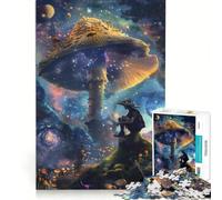 Puzzle da 1000 pezzi per adulti, Pianeta dei Funghi Fantastici, Gioco Pratico, Migliora la Memoria, Ideale come Regalo per Tutta la Famiglia 38x26cm