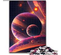Puzzle da 1000 pezzi per adulti, pianeta gigante gassoso, in legno, perfetto come decorazione fai da te o regalo di compleanno, 50x75cm, gioco rompicapo per adolescenti, perfetto regalo di Natale