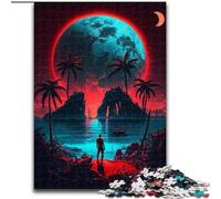 Puzzle da 1000 pezzi per adulti, pianeta gigante gassoso, in legno, regalo perfetto per genitori, amanti e amici - età 14+, dimensioni 50x75cm, ideale per compleanni, vacanze, Natale e Halloween