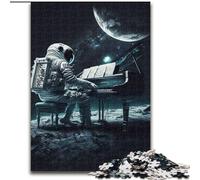 Puzzle da 1000 pezzi per adulti, pianoforte nello spazio, puzzle in cartone, rompicapo fai da te stimolante, gioco perfetto per famiglie o regalo decorativo, 1000 pezzi(26x38cm)