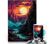 Puzzle da 1000 pezzi per adulti Picchi d'oro Giocattoli che creano dipendenza e sfidano l'intelligenza del cervello Regalo divertente 38x26cm