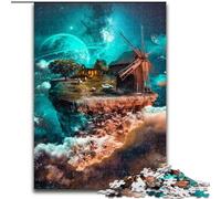 Puzzle da 1000 pezzi per adulti, piccola isola galleggiante, giocattolo educativo intellettuale decomprimente, ideale come regalo per tutta la famiglia (dimensioni 26x38cm)