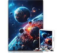Puzzle da 1000 pezzi per adulti, piccoli lampi cosmici, calma e divertimento, giocattolo di precisione avanzato con fustellatura, dimensioni 38x52cm