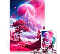 Puzzle da 1000 pezzi per adulti Pino rosa Aiuta il cervello ad allenare i giocattoli che creano dipendenza per coltivare la pazienza Regalo divertente 52x38cm