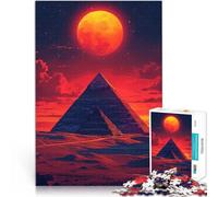 Puzzle da 1000 pezzi per adulti Piramidi egizie Difficile da completare ma divertente e umoristico Migliorare l'amore tra le coppie 38x26cm