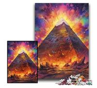 Puzzle da 1000 pezzi per adulti, piramidi egizie, puzzle difficili per adulti, 26x38cm, regalo per la sfida del cervello, attività educativa per adolescenti