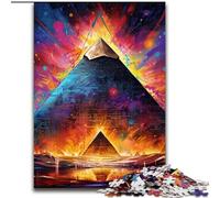 Puzzle da 1000 pezzi per adulti Piramidi egizie Puzzle impegnativi dimensioni 26x38cm Gioco di sfida mentale per adolescenti e interazione familiare